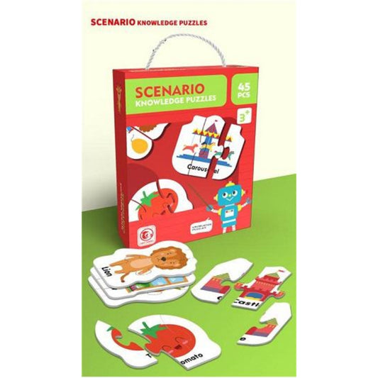 Scenario Knowledge Puzzle For Kids - 45 Pcs