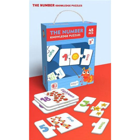 The Number Knowledge Puzzle For Kids - 45 Pcs