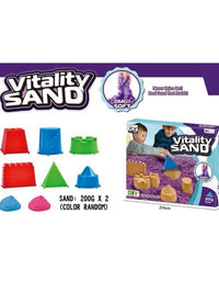 DIY Sand Castle Shapes Vitality Sand Playset For Kids
