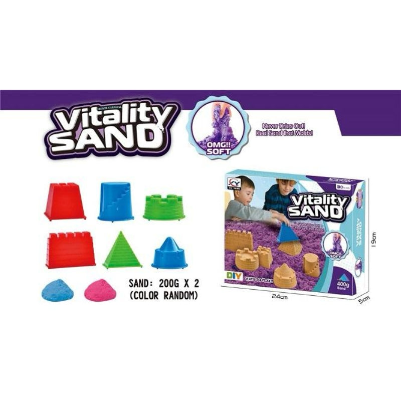 DIY Sand Castle Shapes Vitality Sand Playset For Kids