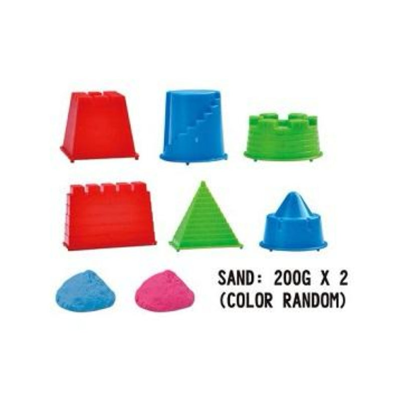 DIY Sand Castle Shapes Vitality Sand Playset For Kids