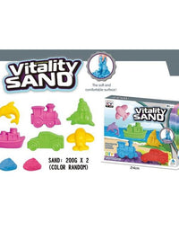DIY Transport Shapes Vitality Sand Playset For Kids
