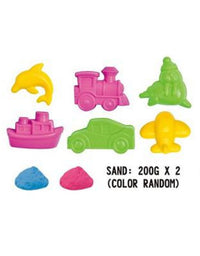 DIY Transport Shapes Vitality Sand Playset For Kids
