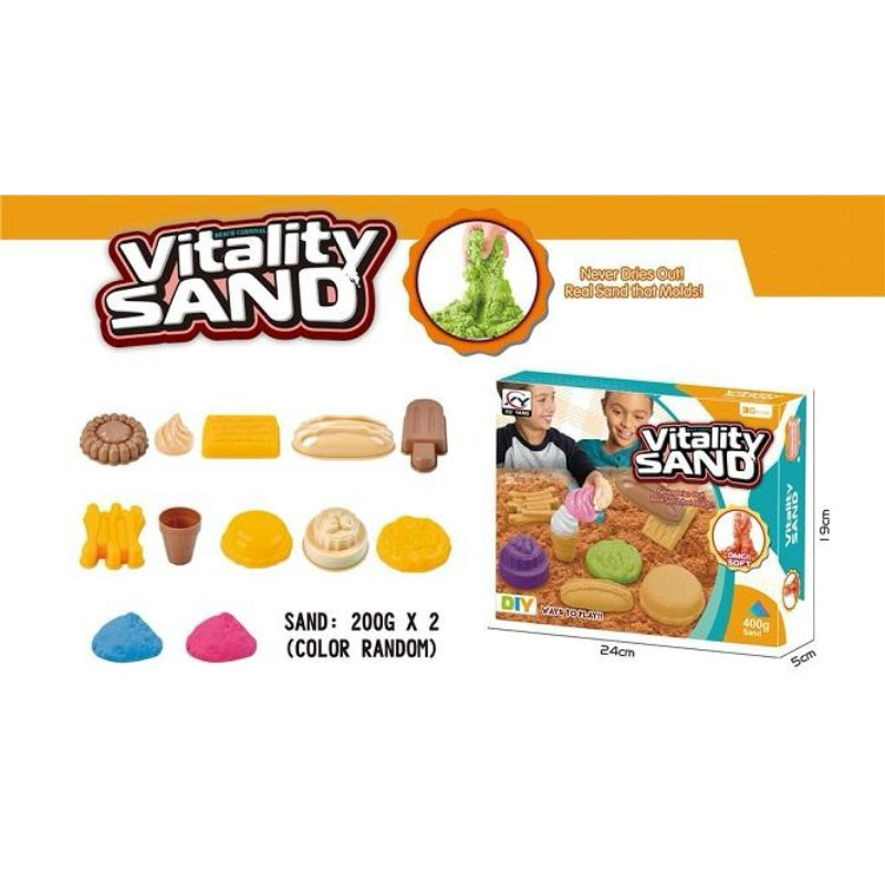 DIY Sweet Desert Shapes Vitality Sand Playset For Kids