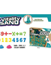 DIY Numerical Shapes Vitality Sand Playset For Kids
