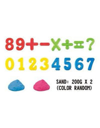 DIY Numerical Shapes Vitality Sand Playset For Kids
