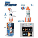 Space Rocket Electronic Exploring Toy Model With Sound for Kids