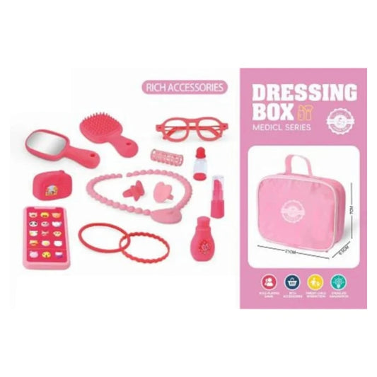 Toygenix 3-in-1 Dresser Box Medical Series – Portable Doctor & Nurse Pretend Play Set with Realistic Accessories