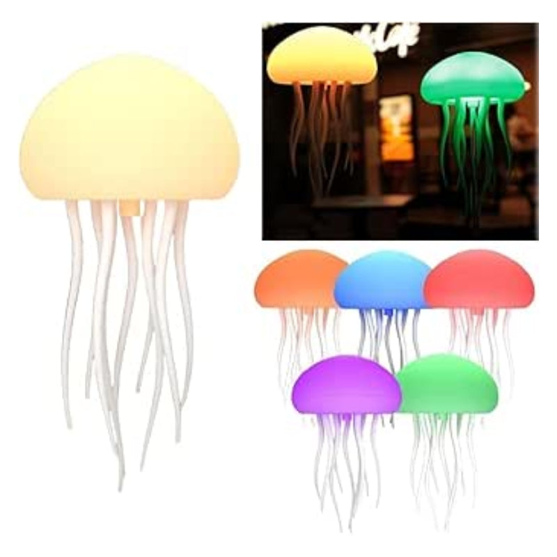 Jellyfish Glow LED Mood Lamp – Color-Changing Silicone Night Light