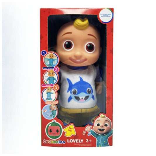 Toygenix Cocomelon Dancing JJ Musical Doll – Interactive Learning Toy with 3 Play Modes, Lights & Sounds