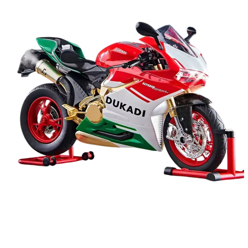 Scale High-Speed RC Self-Balancing Sportbike – Professional Racing Motorcycle with Gyroscope & LED Lights