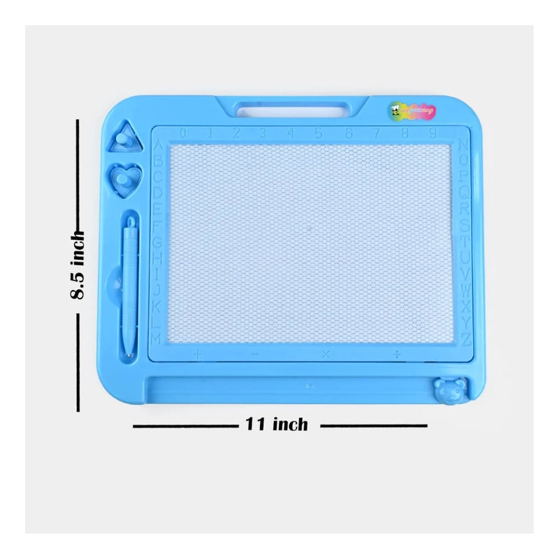 1 Magnetic Drawing & Bead Art Board for Kids - Educational Sketch Pad