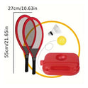 3-in-1 Solo Tennis & Badminton Trainer Set – Portable Outdoor Sport Game for Kids