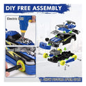 STEM Take Apart Racing Car Kit – 30-Piece DIY Construction Toy with Electric Drill