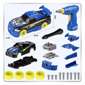 STEM Take Apart Racing Car Kit – 30-Piece DIY Construction Toy with Electric Drill
