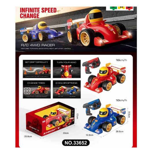 High-Speed R/C 4WD Drift Racer – Infinite Speed Change Racing Car for Kids