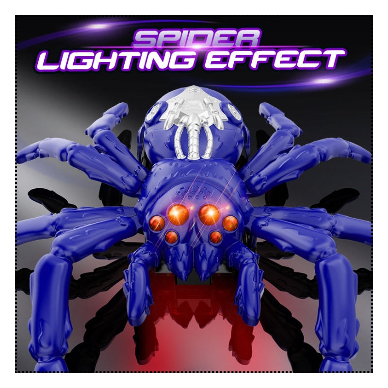 Wall Climbing RC Spider – 360° Rotating Remote Control Gravity-Defying Toy