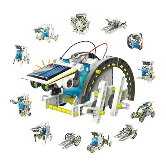 14-in-1 Educational Solar Powered Robot STEM Science Kit for Kids