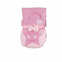 Star Friends Quilted Doll Sleeping Bag Set - Minky Swaddle with Bow & Cute Face