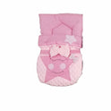 Star Friends Quilted Doll Sleeping Bag Set - Minky Swaddle with Bow & Cute Face