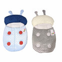 Kidzo Minky Dot Bug Doll Sleeping Bag - Plush Swaddle with Antennae and Spots