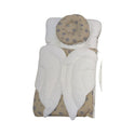 Dreamy Angel Wings Doll Sleeping Bag - Quilted Swaddle with Pillow & Detachable Wings