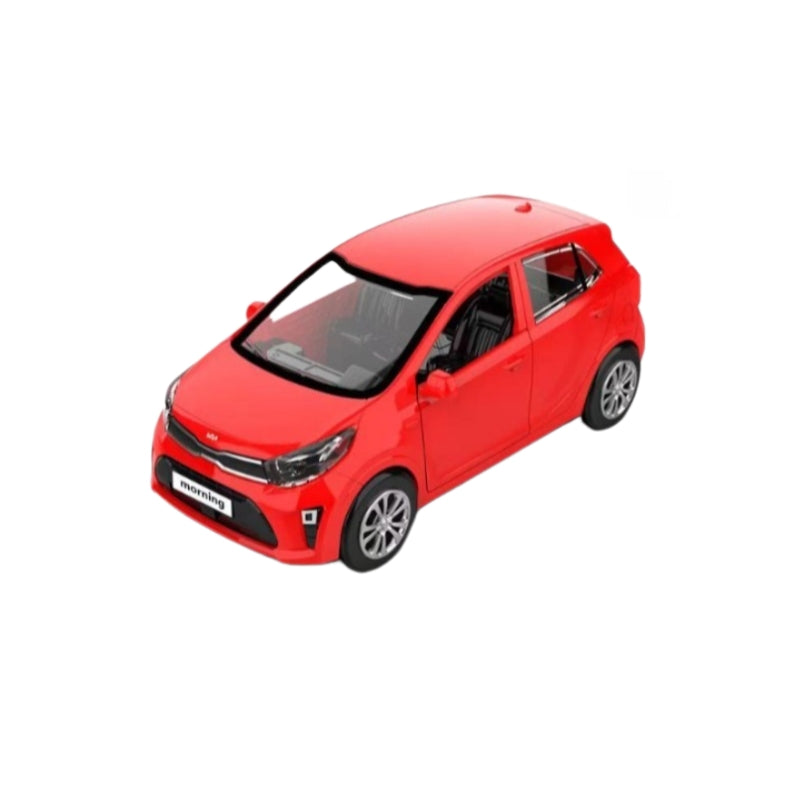 Die-Cast Kia Morning (Picanto) Model Car Toy - Multi-Color Collectible Hatchback