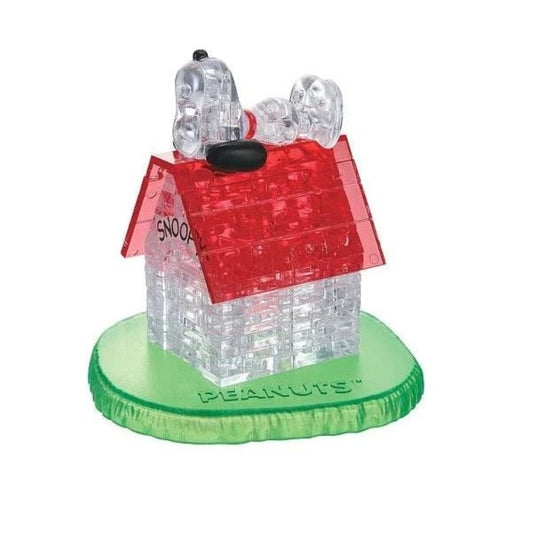 3D Crystal Puzzle Snoopy Doghouse - Translucent Peanuts Collector Series