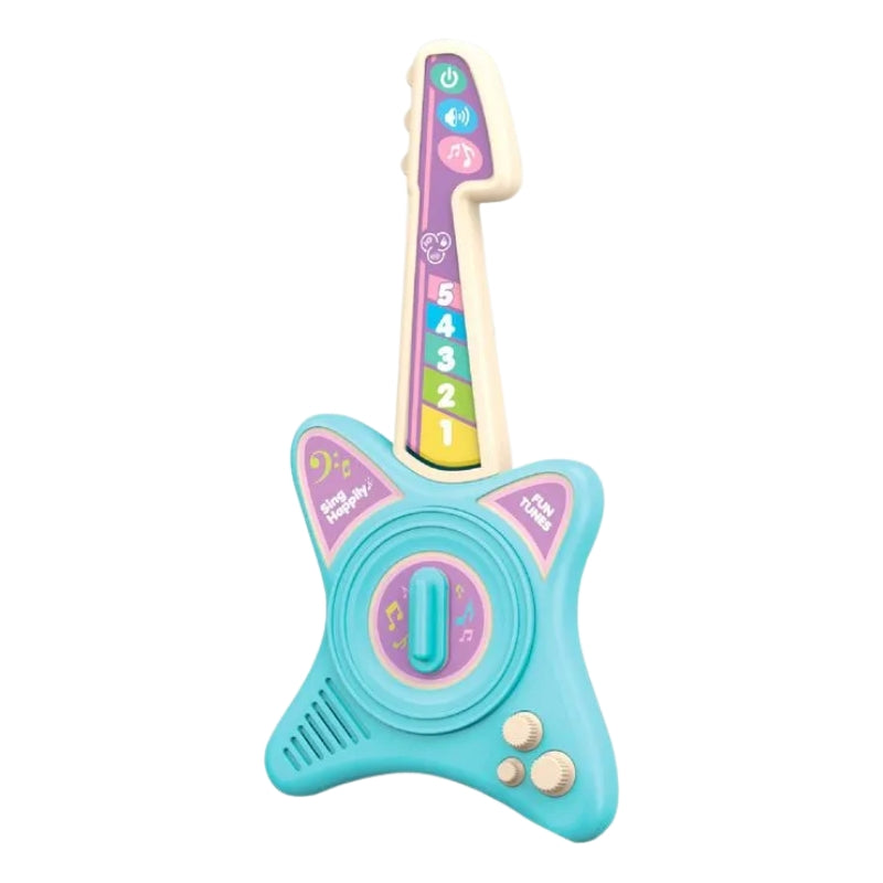 Toddler Electric Guitar Toy - Musical Light-Up Toy for Kids - Fun Tunes & Melodies