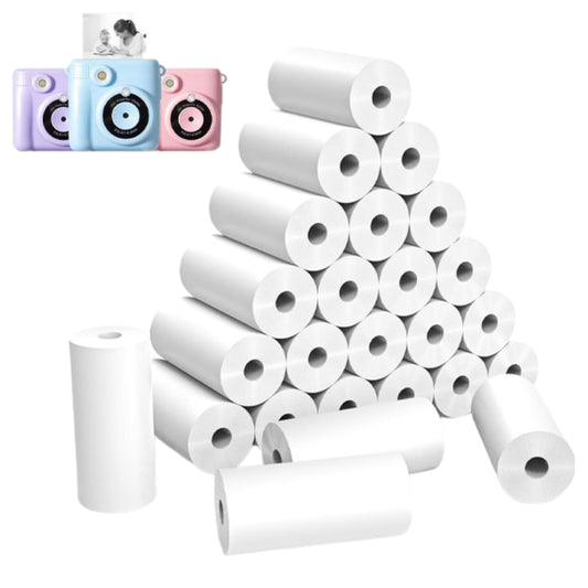 Premium Thermal Paper Rolls Replacement Set for Kids' Instant Print Cameras