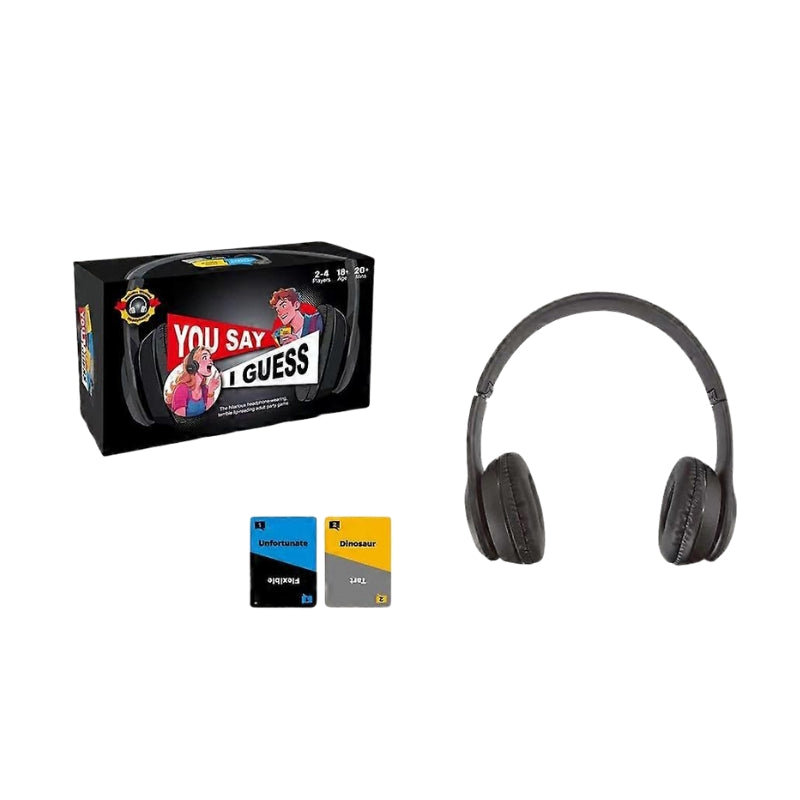 Hearing Things Lip-Reading Party Challenge Board Game with Electronic Headphones