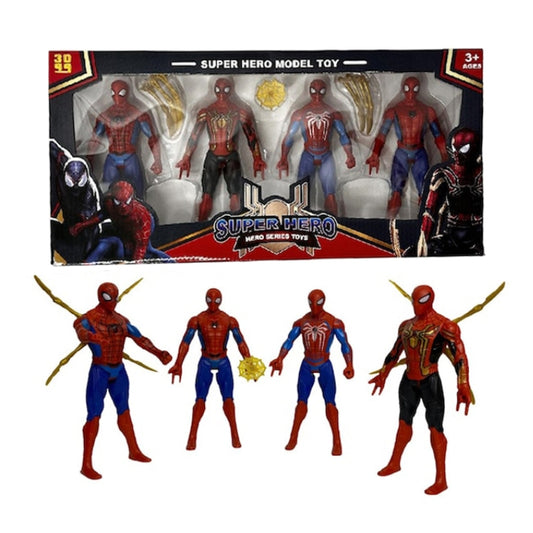 Super Hero Model Toy Spider-Man Figure Set