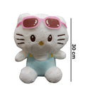 Hello Kitty Plush Toy with Pink Sunglasses for Girls