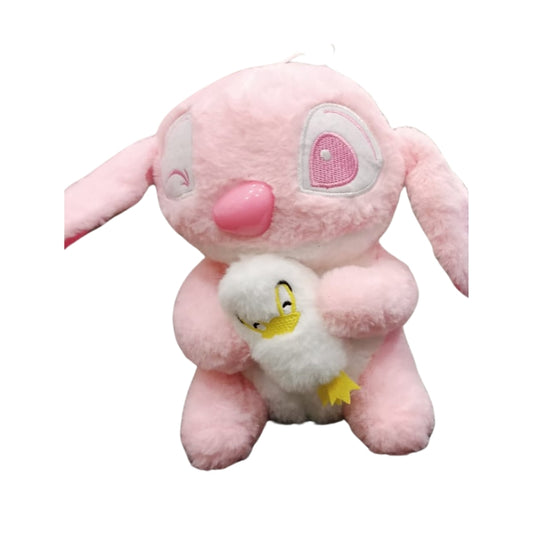 Pochacco Plush Toy with Blue Shirt and Black Ears