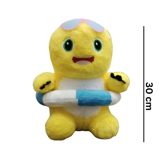 Pompompurin Plush Toy with Brown Beret and Yellow Fur