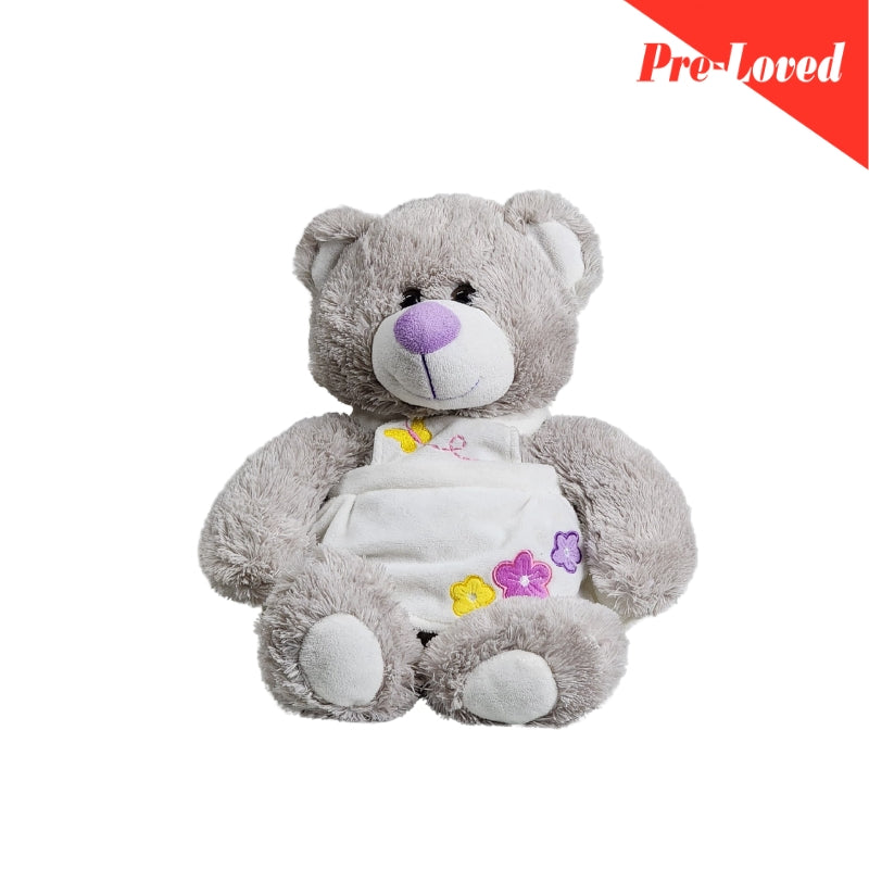 Cute Soft Teddy Bear Gray 44x38 Gray Premium Pre loved