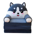 Sofa Come Bed In Grey Color For Kids