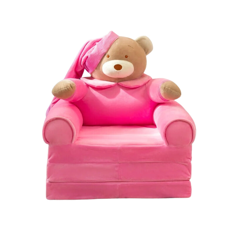 Cute Teddy Sofa Come Bed For Kids
