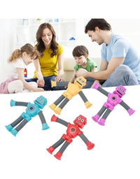 Telescopic Suction Robot Toy Assorted
