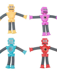 Telescopic Suction Robot Toy Assorted
