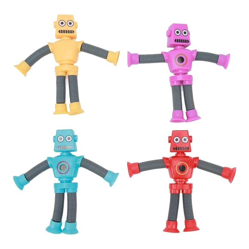 Telescopic Suction Robot Toy Assorted