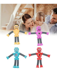 Telescopic Suction Robot Toy Assorted
