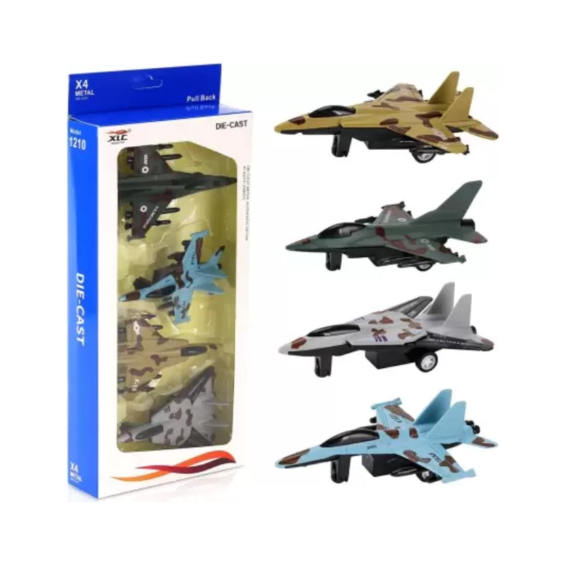 Diecast Army Fighter Jet Plane Mini Assorted