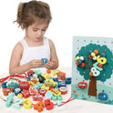 70 Pieces Digital Blocks & Lacing Beads – Educational Toy for Toddlers