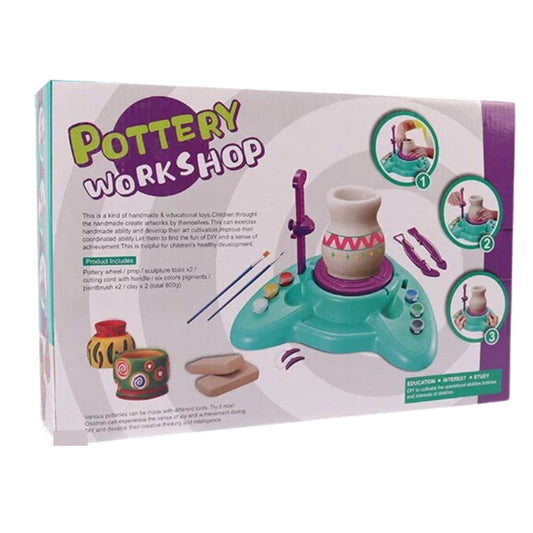 Electric Pottery Work Shop Toy For Kids