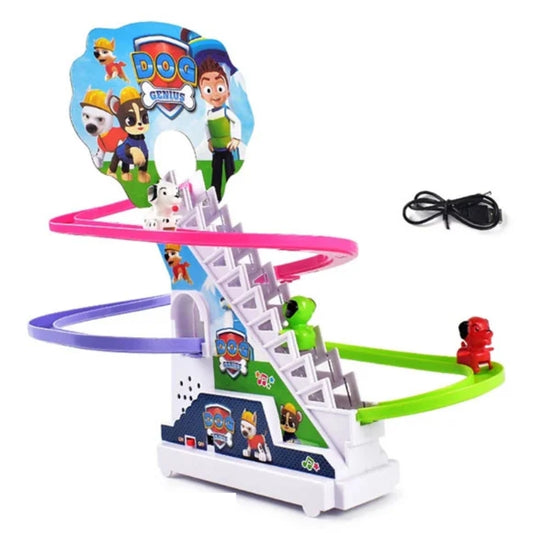 Dog Climbing Electric Stairs Toy