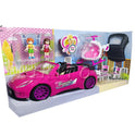 Fashion Sports Car Playset For Girls