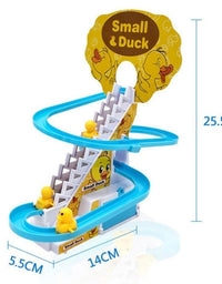 Electric Duck Slide Track Playset For Kids
