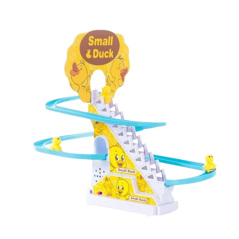 Electric Duck Slide Track Playset For Kids