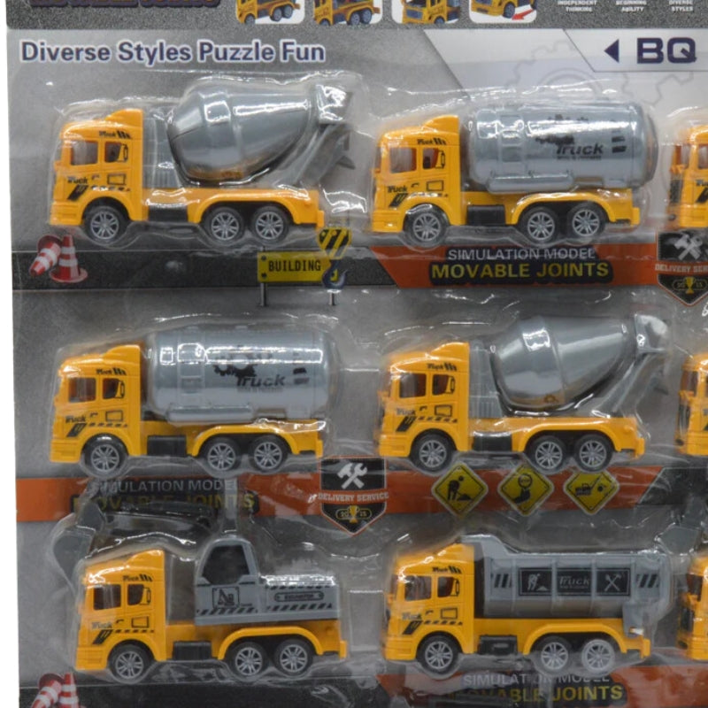 City Construction Truck Pack Of 12